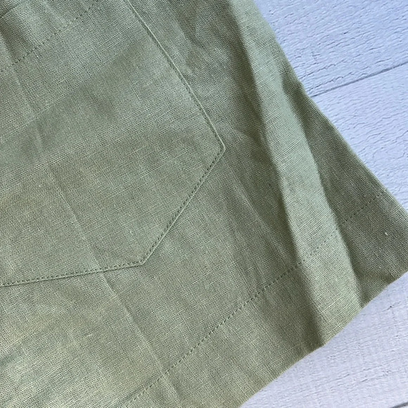 NWT LA Hearts Light Green Linen Shorts XS - Picture 5 of 6